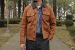 【Shangri-La Heritage】Terracotta Western Jacket Nubuck 60年代牛巴戈皮夾克 sold by Blue Beach Denim