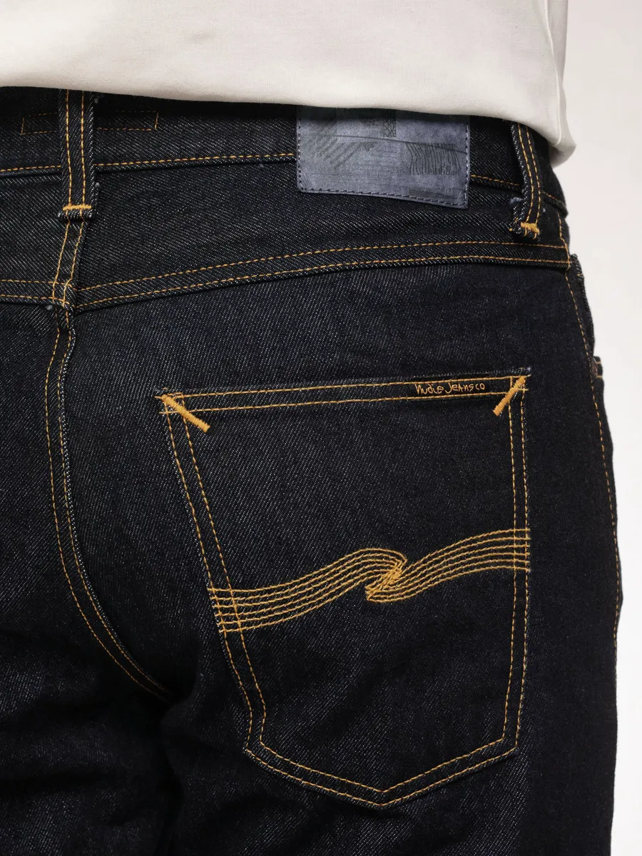 【Nudie Jeans】Steady Eddie II Soaked Indigo 毛絮深染一洗修身錐形牛仔褲 sold by Blue Beach Denim product image thumbnail 5