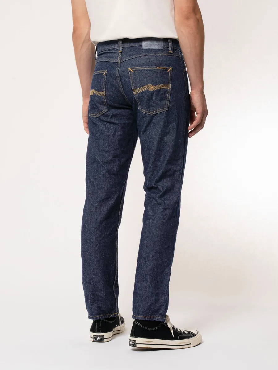【Nudie Jeans】Gritty Jackson Soaked Neps 霜絮復古藍一洗修身直筒牛仔褲 sold by Blue Beach Denim product image thumbnail 4