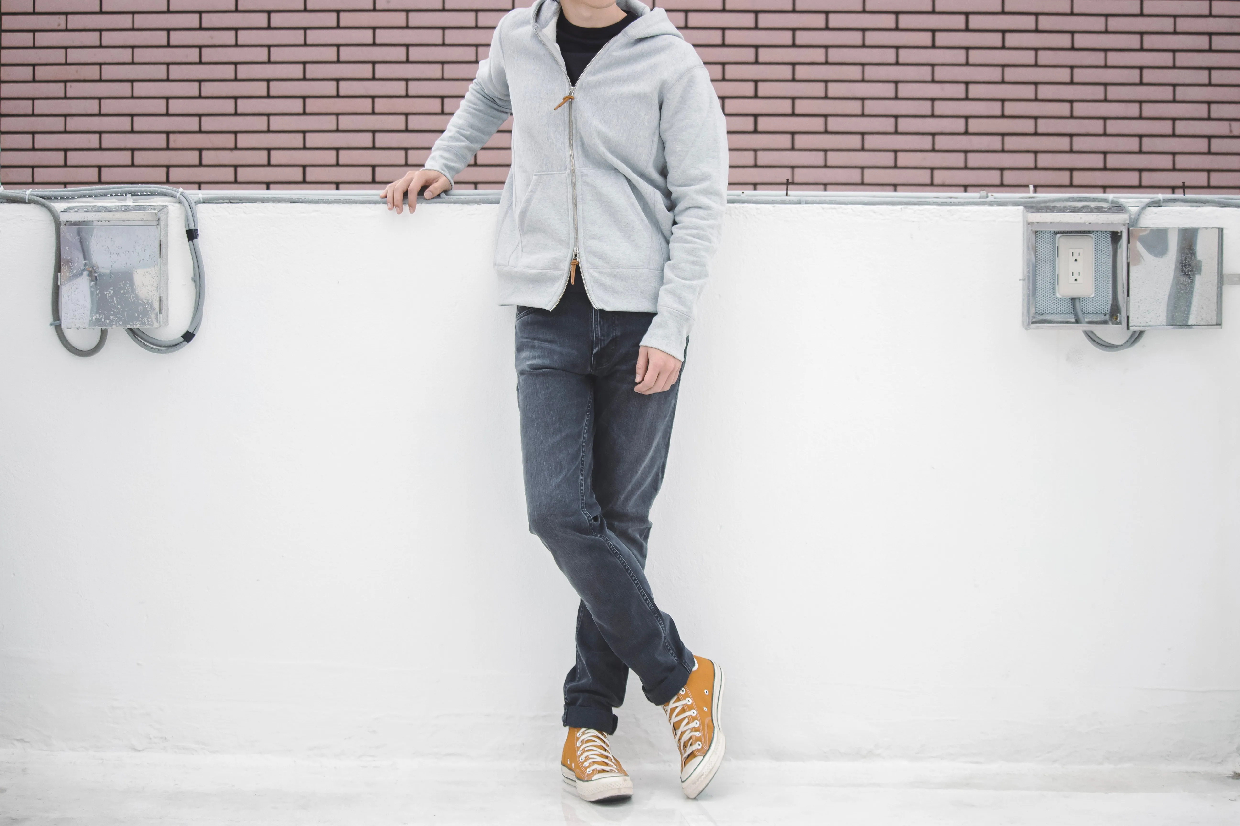 【Nudie Jeans】 Lean Dean Black Eyes 灰黑水洗合身上寬下窄牛仔褲 sold by Blue Beach Denim product image thumbnail 5