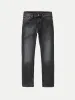 【Nudie Jeans】Grim Tim Dark Cove 灰黑微刷合身小直筒牛仔褲 sold by Blue Beach Denim