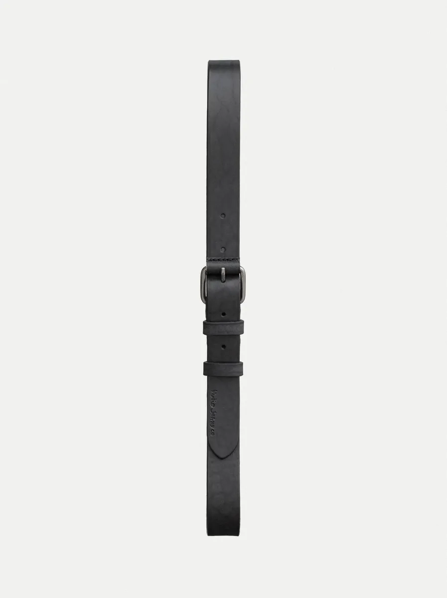 【Nudie Jeans】植鞣革皮帶 黑色 太妃棕 原色/Dwayne Leather Belt sold by Blue Beach Denim