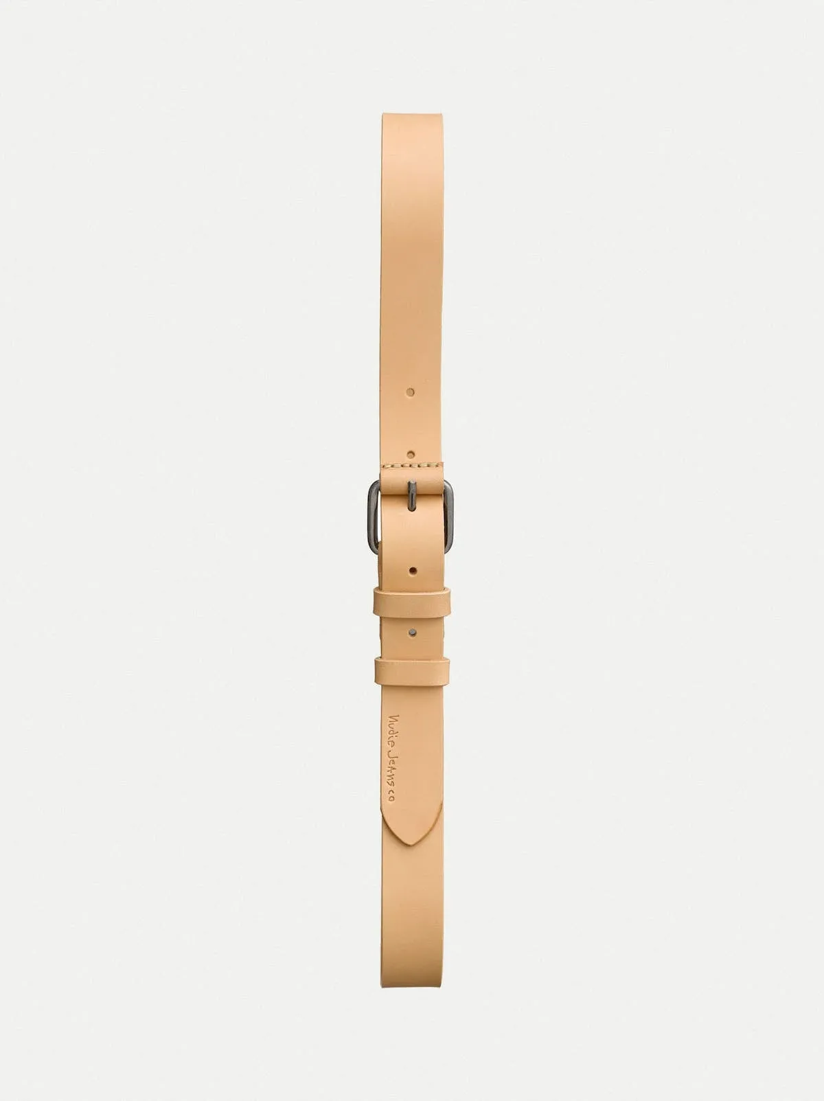 【Nudie Jeans】植鞣革皮帶 黑色 太妃棕 原色/Dwayne Leather Belt sold by Blue Beach Denim product image thumbnail 5