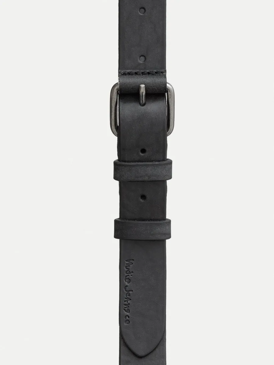 【Nudie Jeans】植鞣革皮帶 黑色 太妃棕 原色/Dwayne Leather Belt sold by Blue Beach Denim product image thumbnail 3
