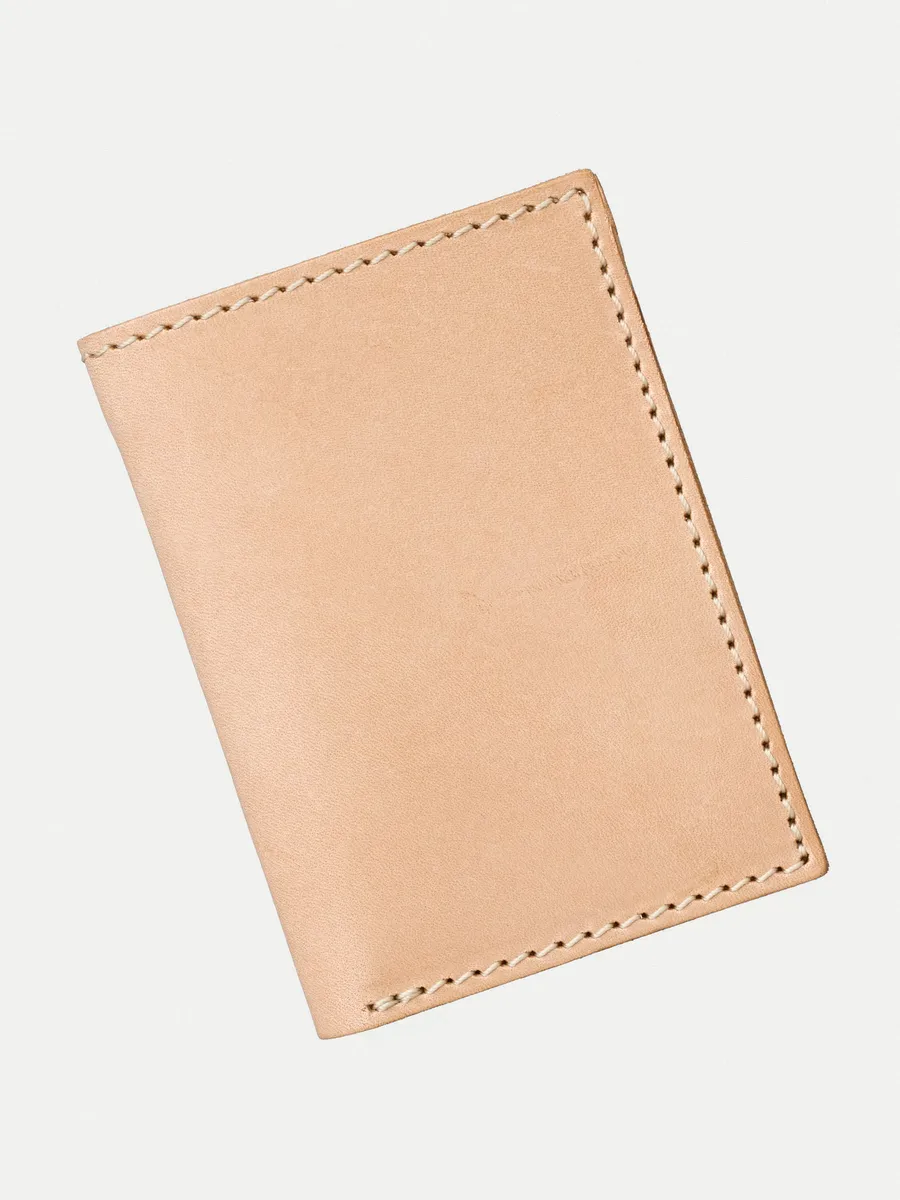 【Nudie Jeans】植鞣馬鞍皮短夾 黑色 皮革原色/Hagdahl Wallet Saddle Leather sold by Blue Beach Denim product image thumbnail 5