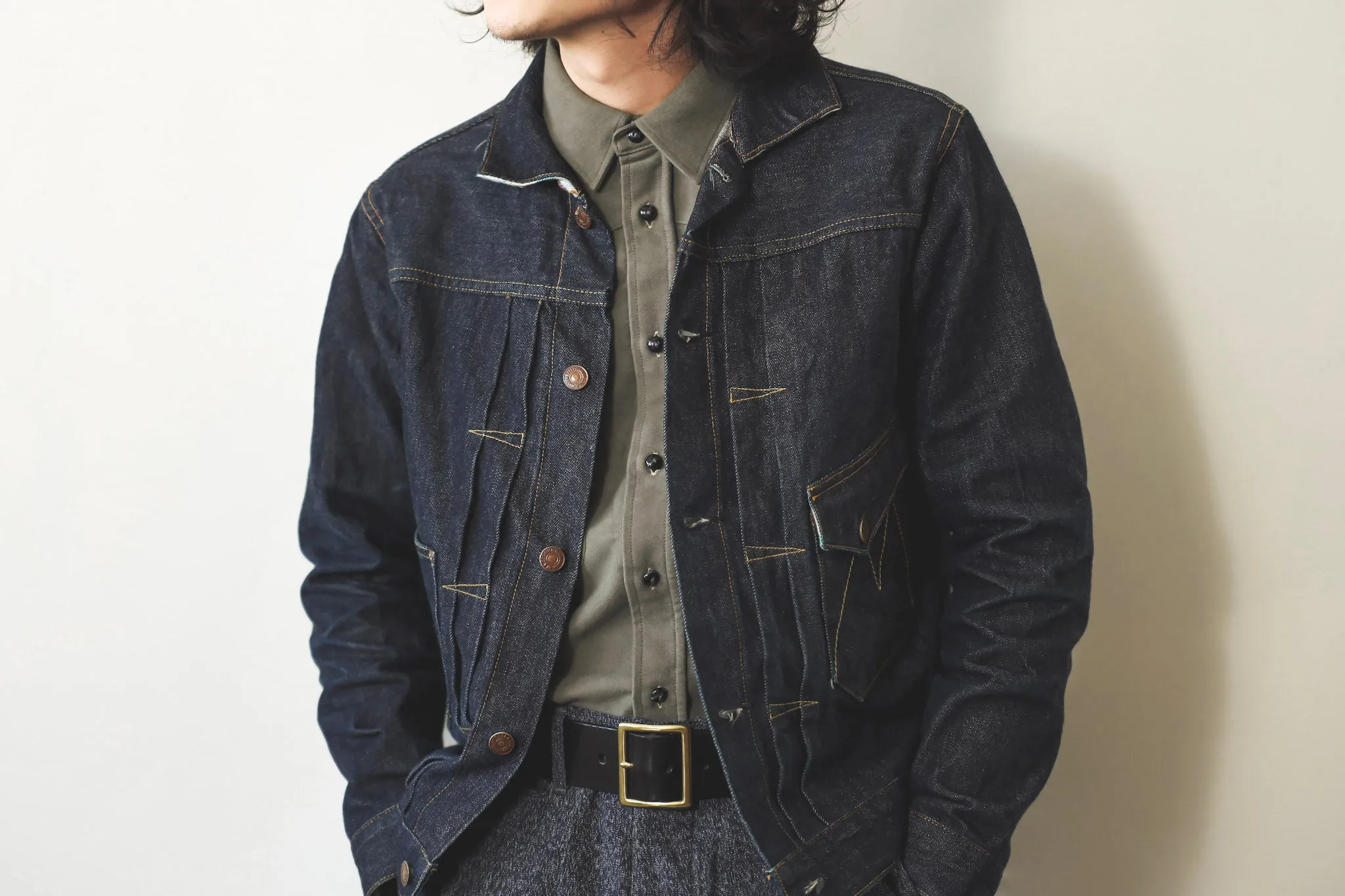 【Indigofera】Manolito Moleskin Shirt / 鼴鼠皮 西部口袋襯衫 sold by Blue Beach Denim product image thumbnail 2