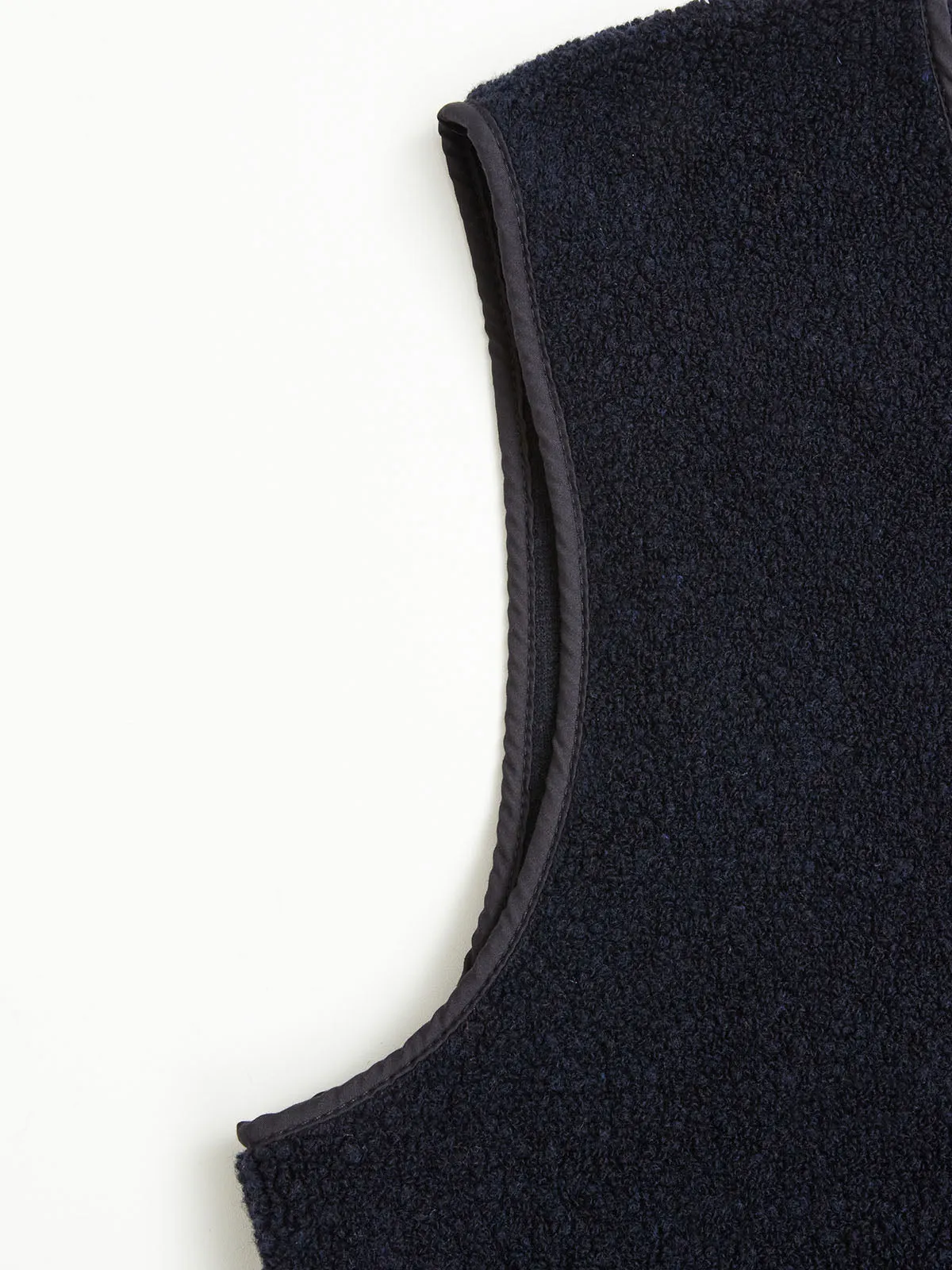 【Blue de Genes】直身剪裁 羊毛背心/Morbido Waistcoat sold by Blue Beach Denim product image thumbnail 4