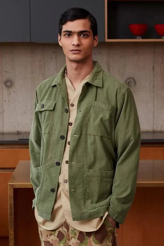 【Universal Works】輕量絨面鼴鼠皮 碼頭夾克/Light Moleskin Dockside Jacket sold by Blue Beach Denim product image thumbnail 2