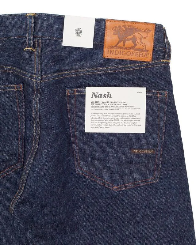 【Indigofera】NASH - Shiroyama Rinsed / 布邊修身錐形褲/18oz sold by Blue Beach Denim product image thumbnail 2