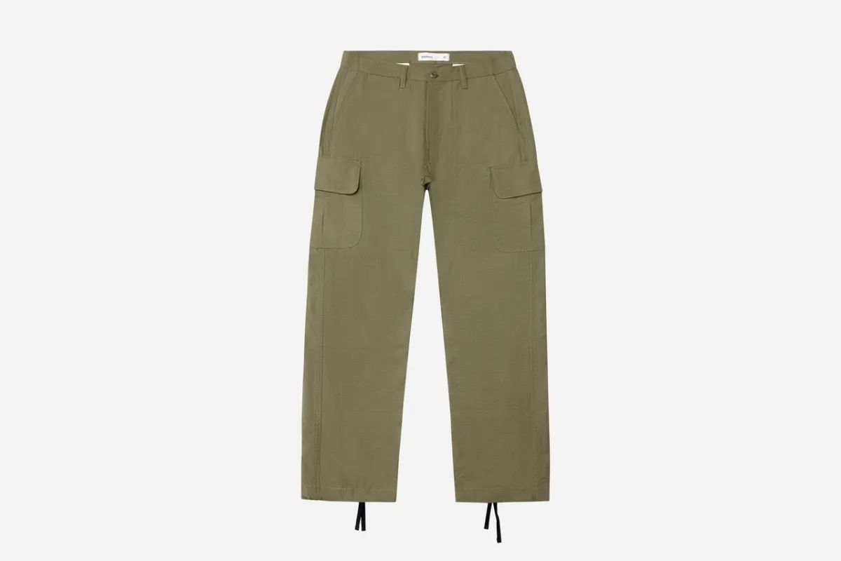 【3sixteen】軍用抗撕裂材質 傘兵直筒工裝褲／Ripstop Cinch Cargo Pant sold by Blue Beach Denim