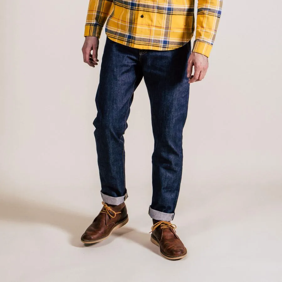 【Benzak Denim Developers】BC-01 special #2 Tapered Chino Pants / 旗艦二號布料 復古藍染布邊 錐形休閒褲 15oz sold by Blue Beach Denim product image thumbnail 5