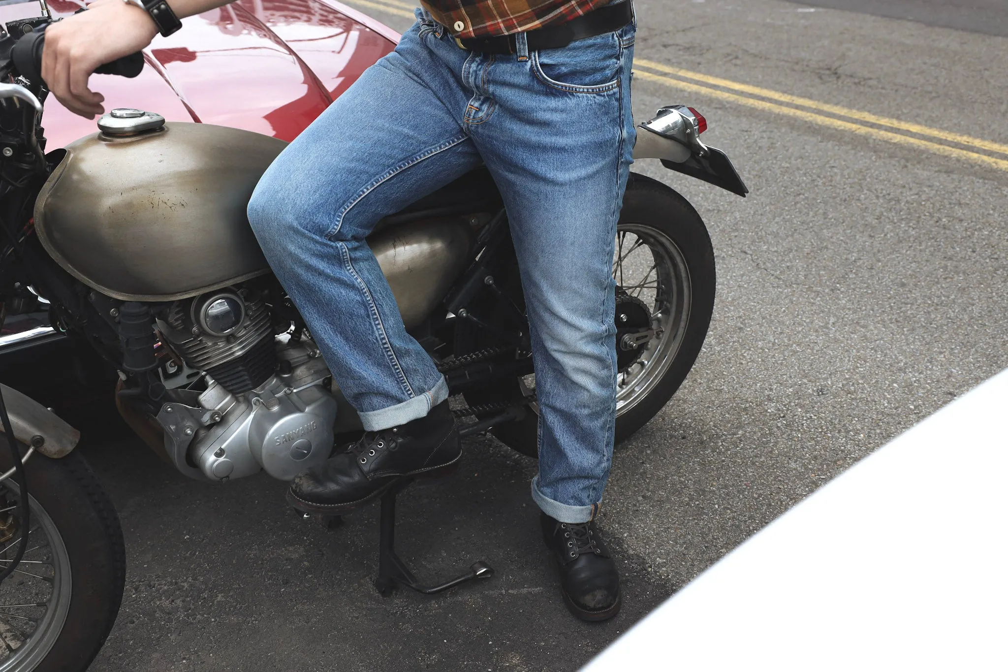 【Nudie Jeans】Gritty Jackson Far Out 12.75oz 復古水洗中腰直筒褲 sold by Blue Beach Denim product image thumbnail 4