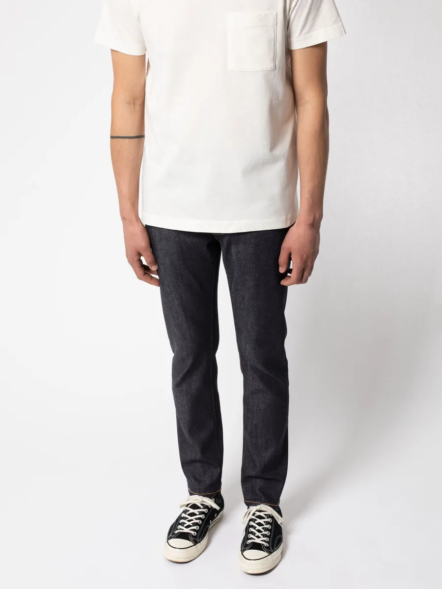 【Nudie Jeans】Lean Dean Dry Indigofera / 天然藍染 中腰合身錐形 sold by Blue Beach Denim product image thumbnail 4