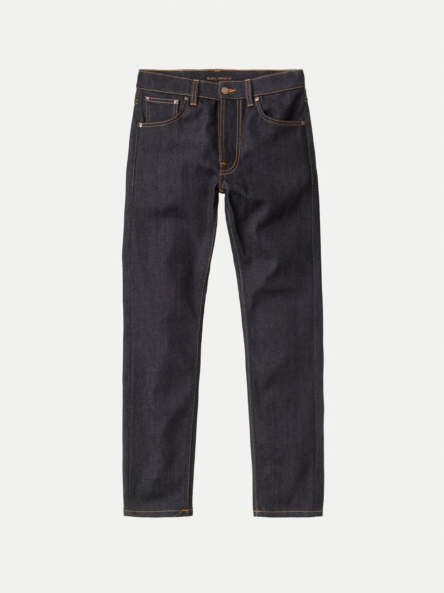 【Nudie Jeans】Lean Dean Dry Indigofera / 天然藍染 中腰合身錐形 sold by Blue Beach Denim
