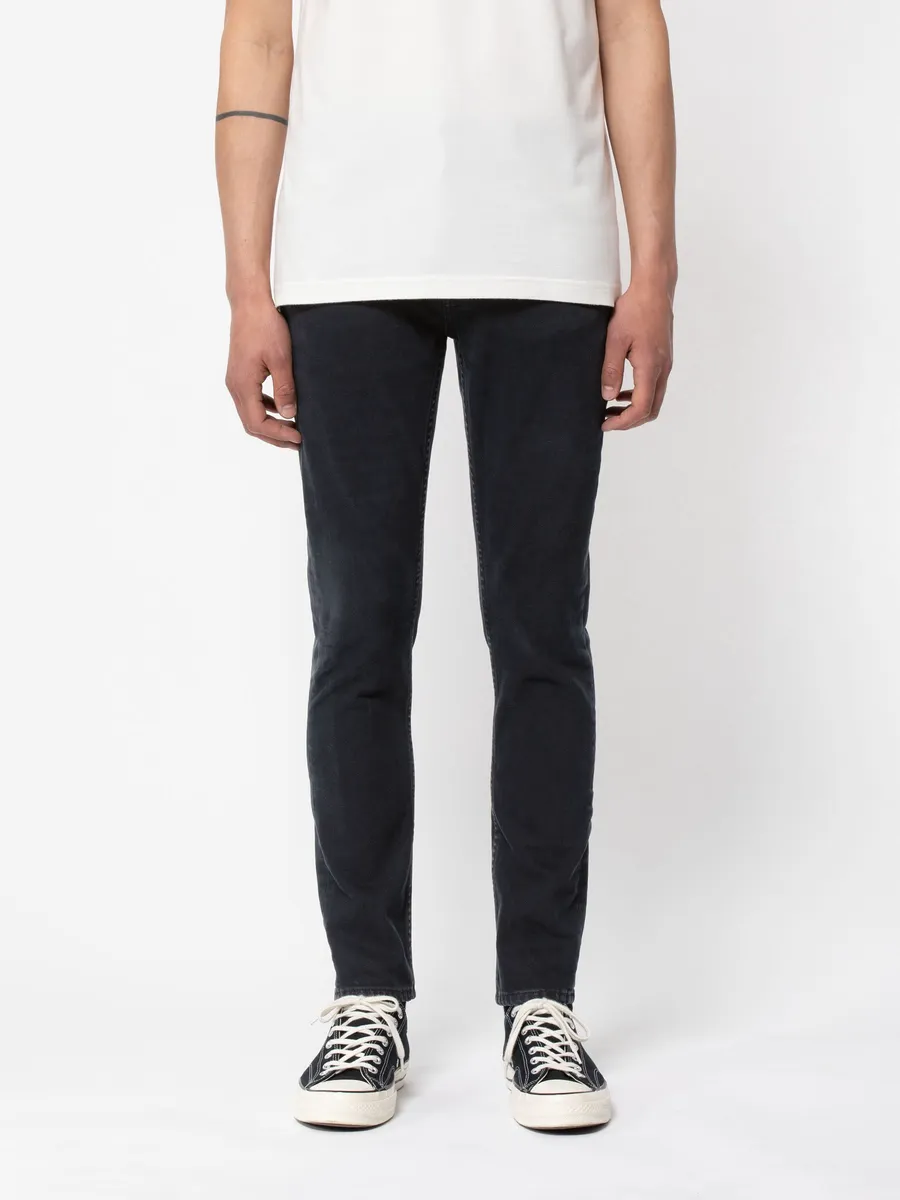 【Nudie Jeans】Lean Dean Black Skies 12.5oz 黑夜水洗合身錐形牛仔褲 sold by Blue Beach Denim product image thumbnail 2