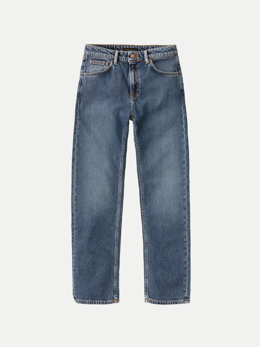 【Nudie Jeans】Straight Sally Indigo Autumn 女版中腰合身直筒褲 sold by Blue Beach Denim