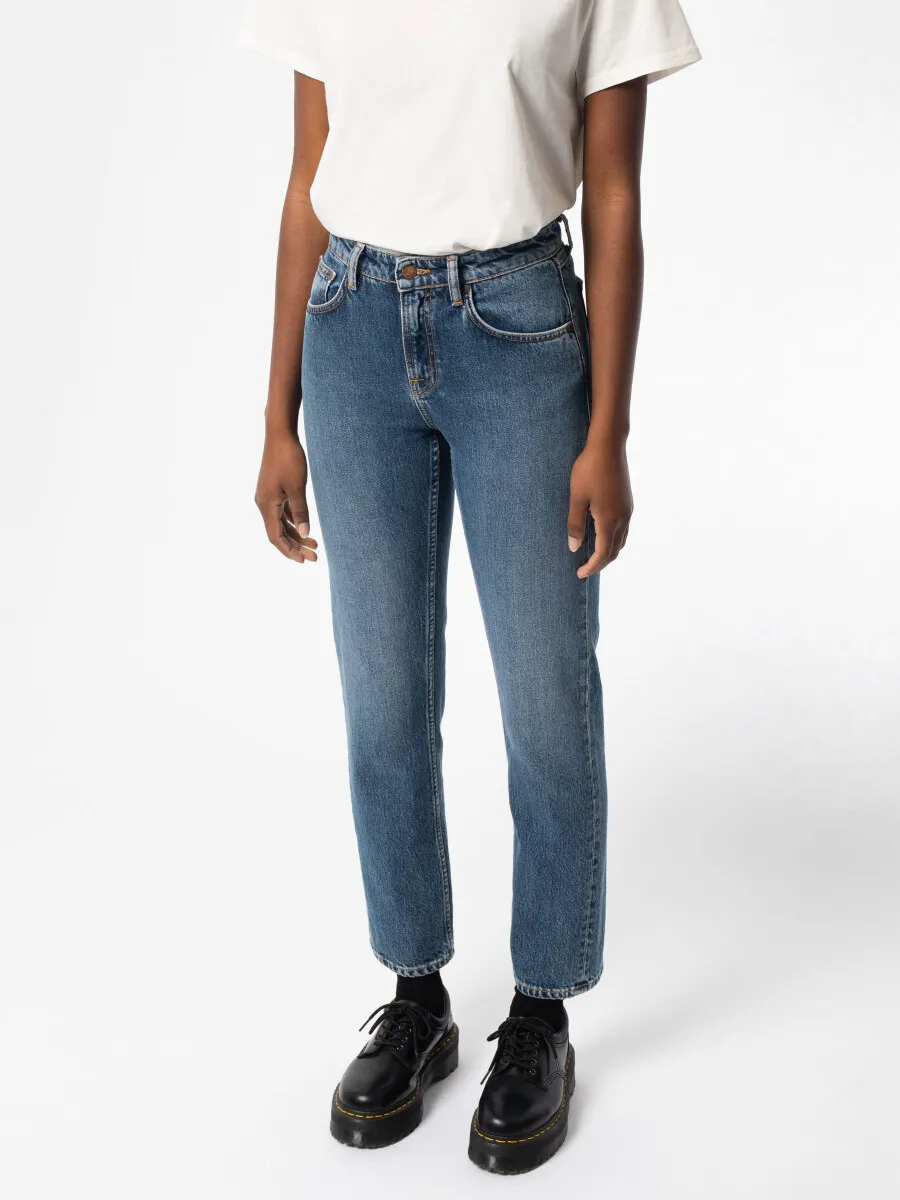 【Nudie Jeans】Straight Sally Indigo Autumn 女版中腰合身直筒褲 sold by Blue Beach Denim product image thumbnail 3