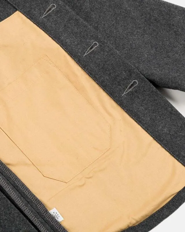 【Dehen 1920】Crissman Overshirt Charcoal 英國海軍御用羊毛襯衫外套炭灰 sold by Blue Beach Denim product image thumbnail 4