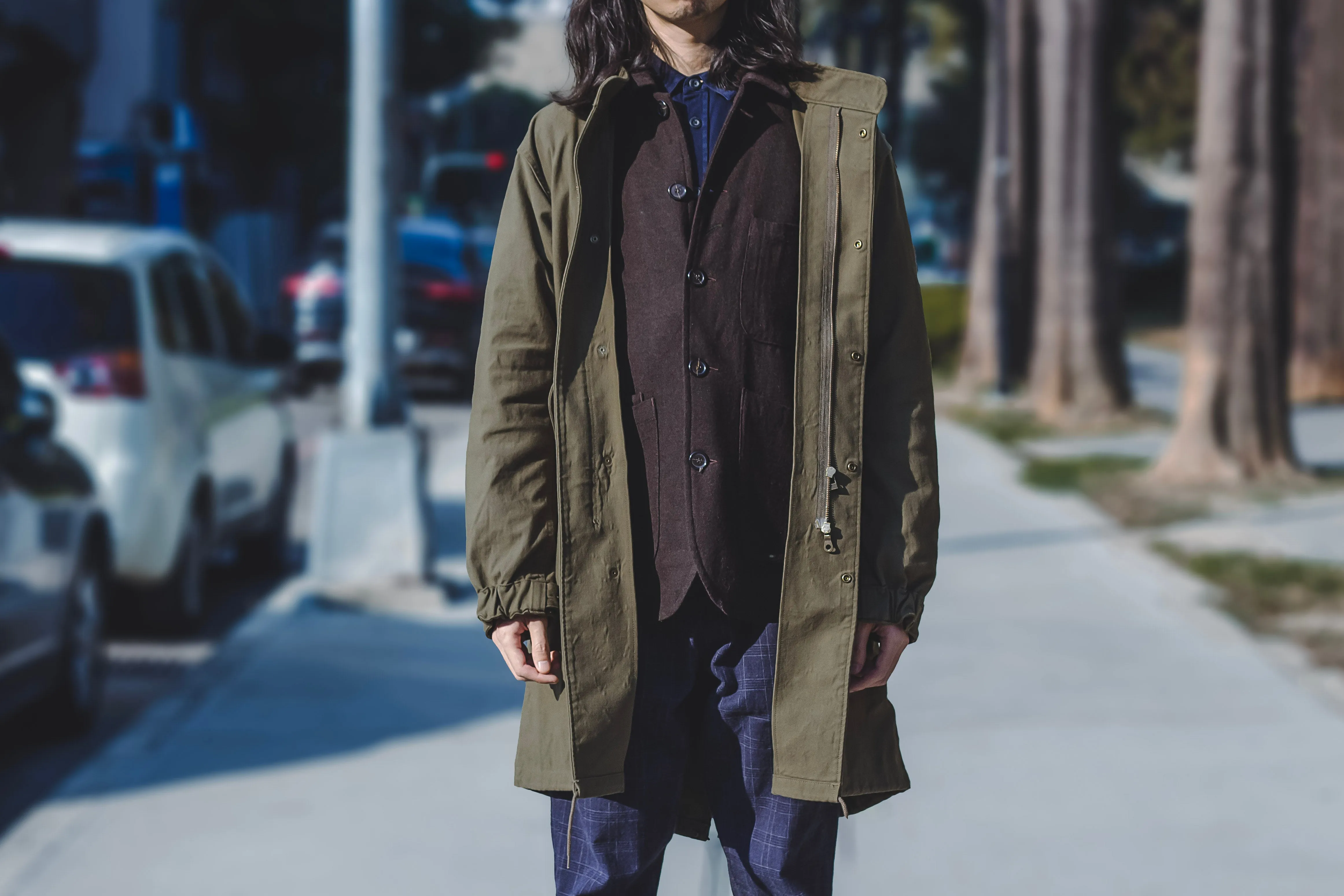 【Japan Blue Jeans】 沙丁布 軍裝外套 橄欖綠 M-65 Mods Coat sold by Blue Beach Denim product image thumbnail 4