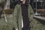 【Japan Blue Jeans】 沙丁布 軍裝外套 橄欖綠 M-65 Mods Coat sold by Blue Beach Denim