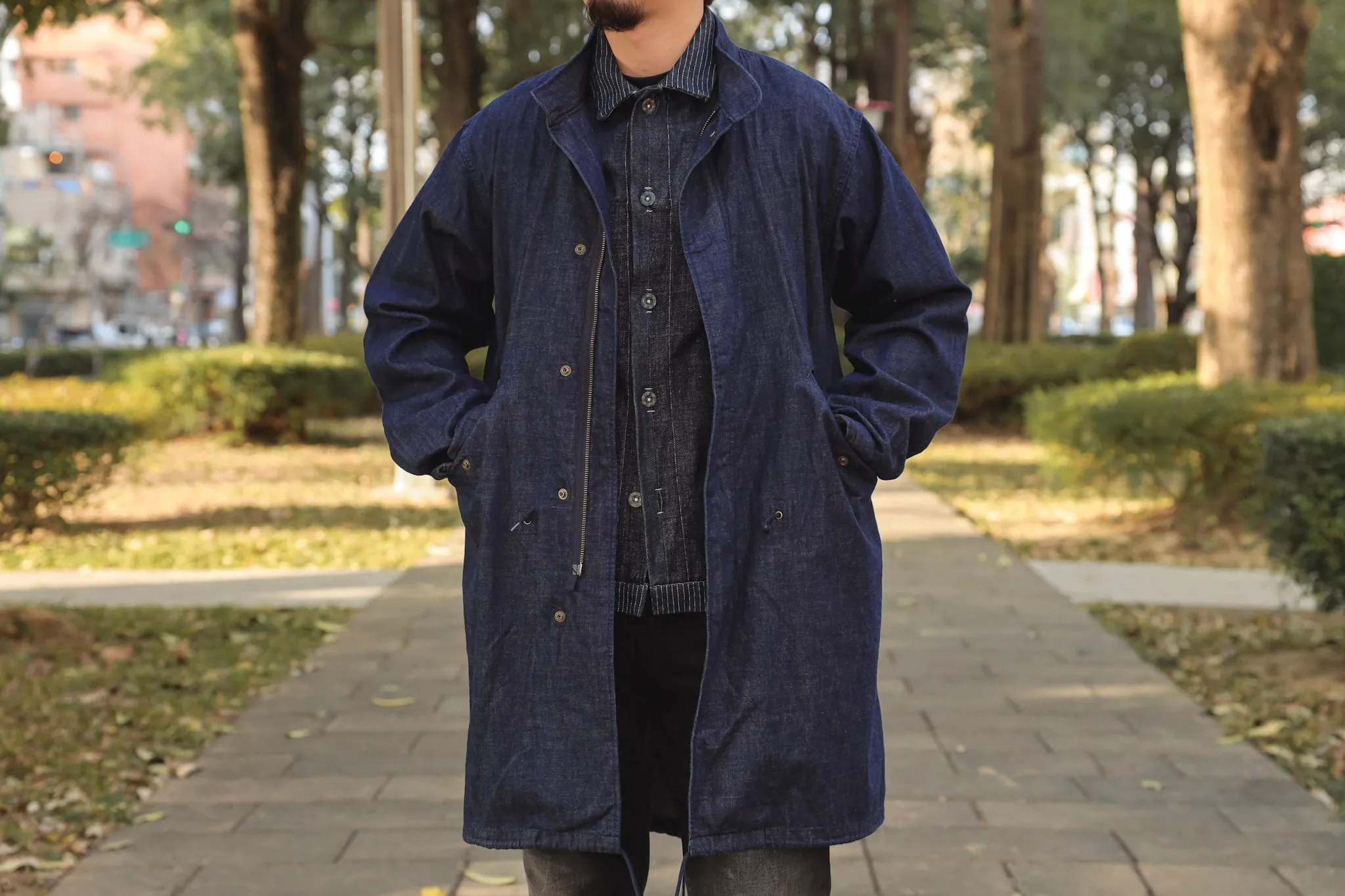 【Japan Blue Jeans】丹寧軍裝外套/M-65 Denim Mods Coat sold by Blue Beach Denim product image thumbnail 2