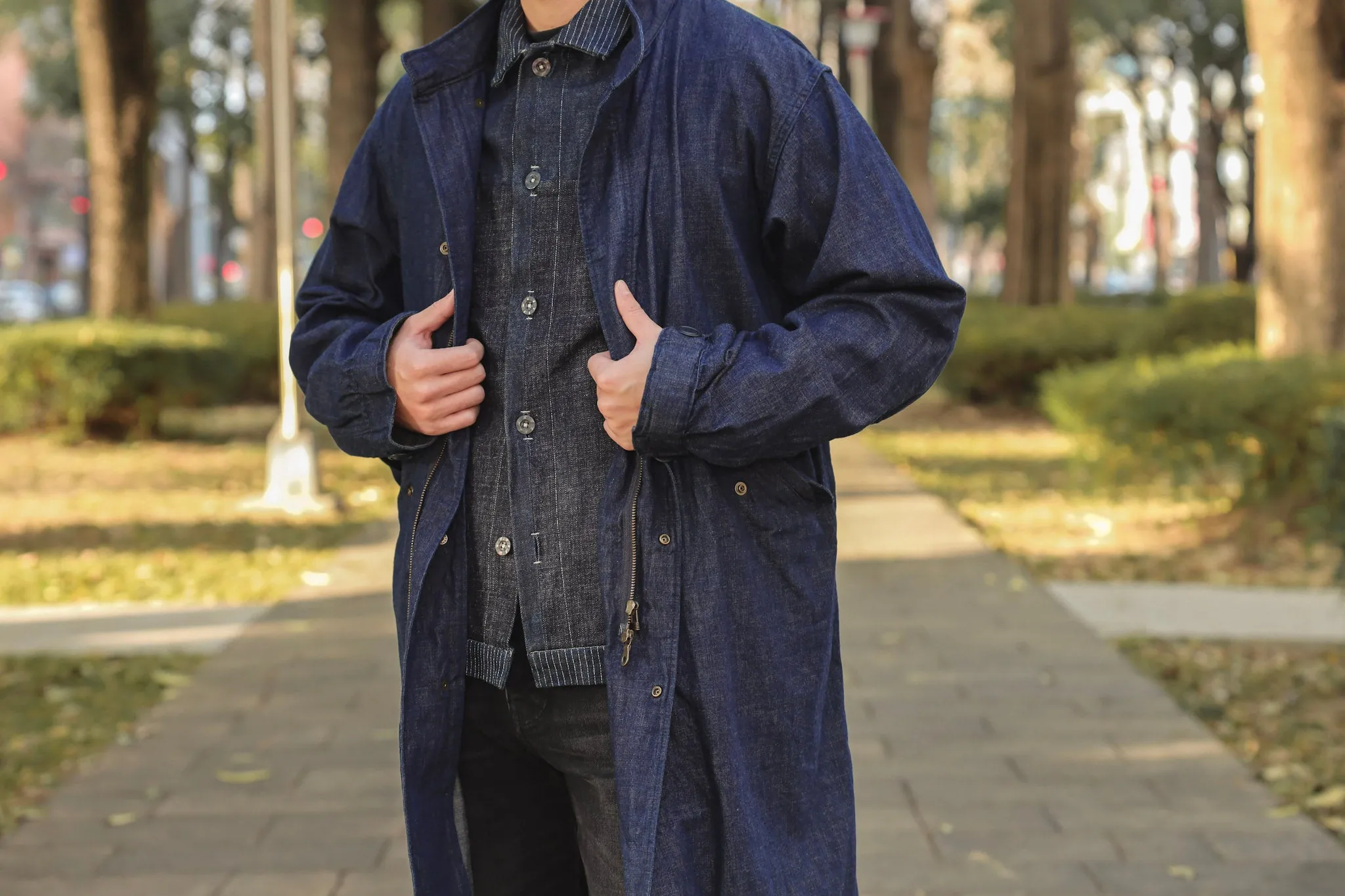 【Japan Blue Jeans】丹寧軍裝外套/M-65 Denim Mods Coat sold by Blue Beach Denim product image thumbnail 3