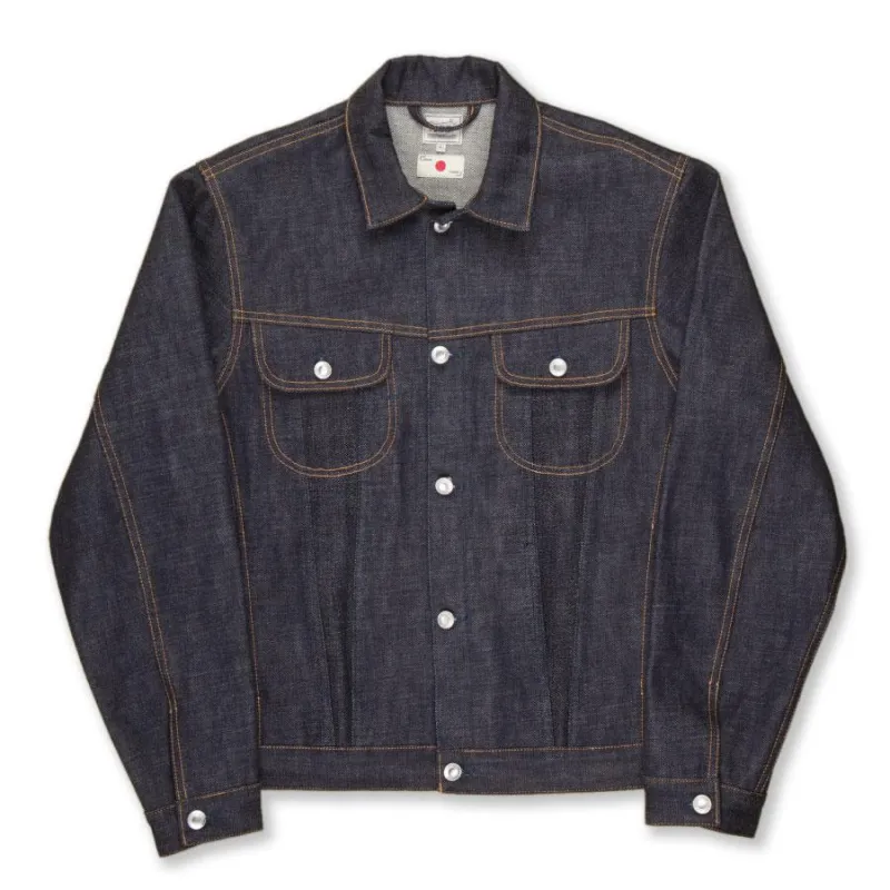 【Benzak Denim Developers】粗竹節布 三代卡車夾克/BDJ-05 Trucker Jacket Kojima Selvedge sold by Blue Beach Denim