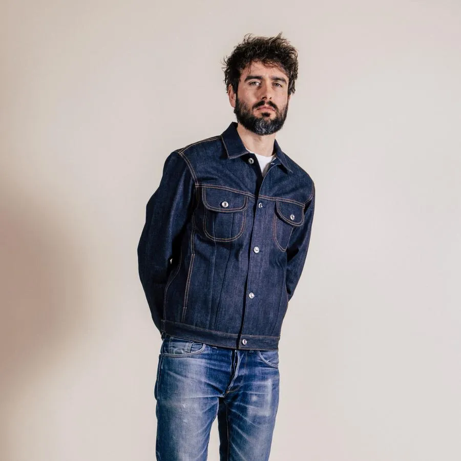 【Benzak Denim Developers】旗艦二號布料 三代卡車夾克/BDJ-05 Trucker Jacket Special #2 sold by Blue Beach Denim product image thumbnail 3