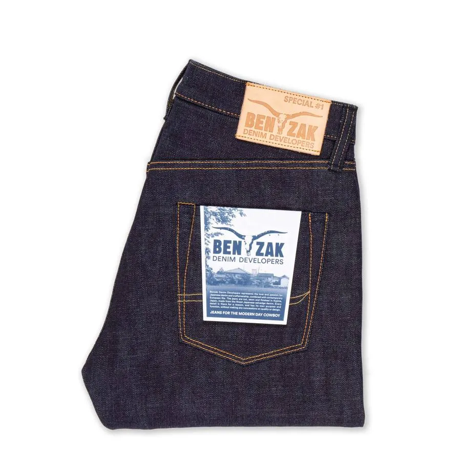 【Benzak Denim Developers】旗艦一號布料 修身上寬下窄 14oz BDD-516 special #1 low tension sold by Blue Beach Denim