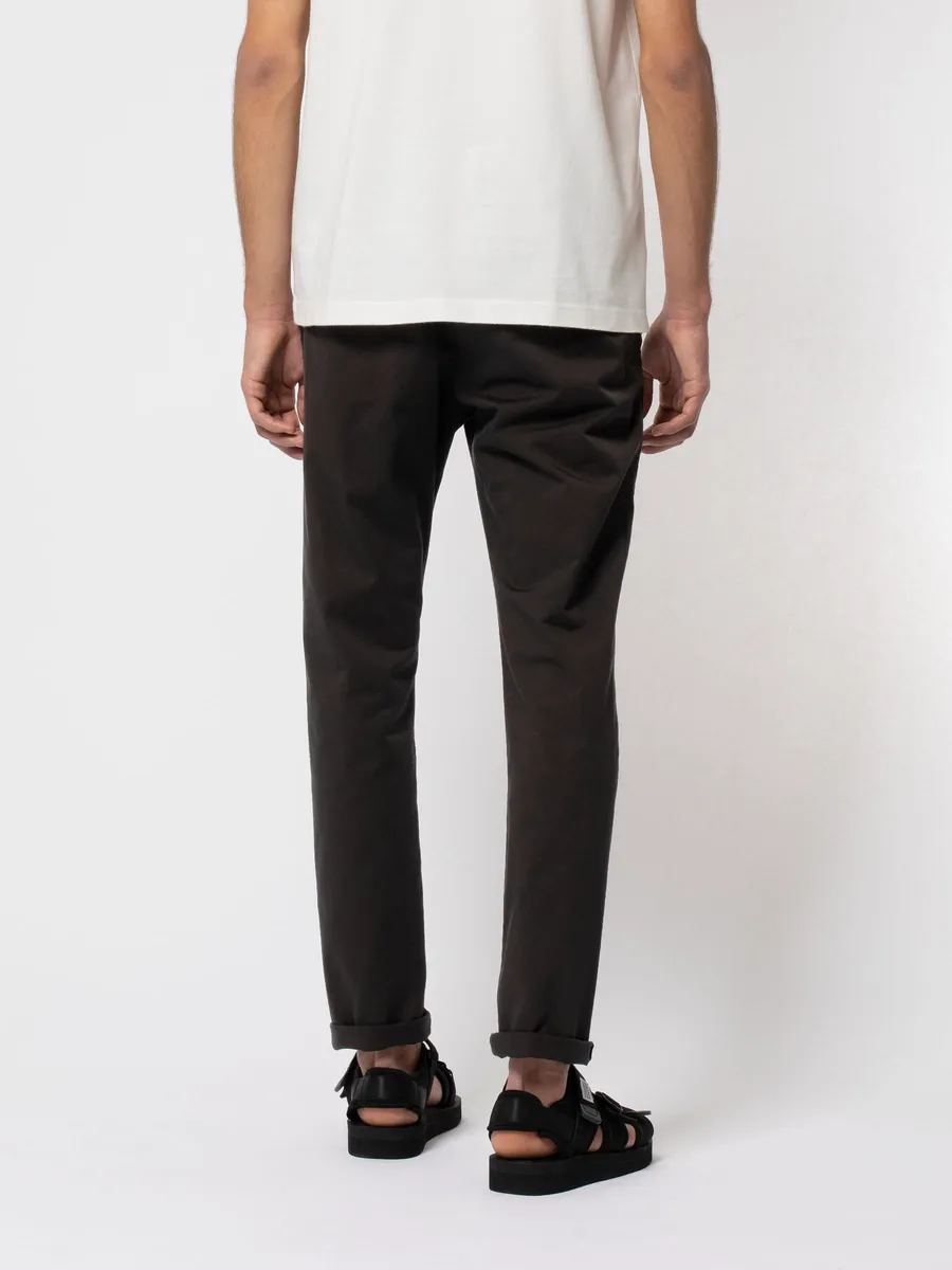 【Nudie Jeans】Easy Alvin Black 修身錐形斜紋彈性黑色休閒褲 sold by Blue Beach Denim product image thumbnail 4