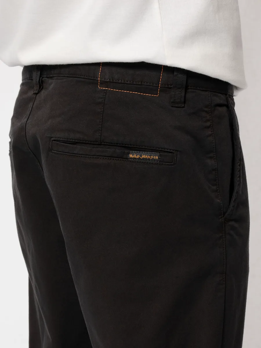 【Nudie Jeans】Easy Alvin Black 修身錐形斜紋彈性黑色休閒褲 sold by Blue Beach Denim product image thumbnail 5