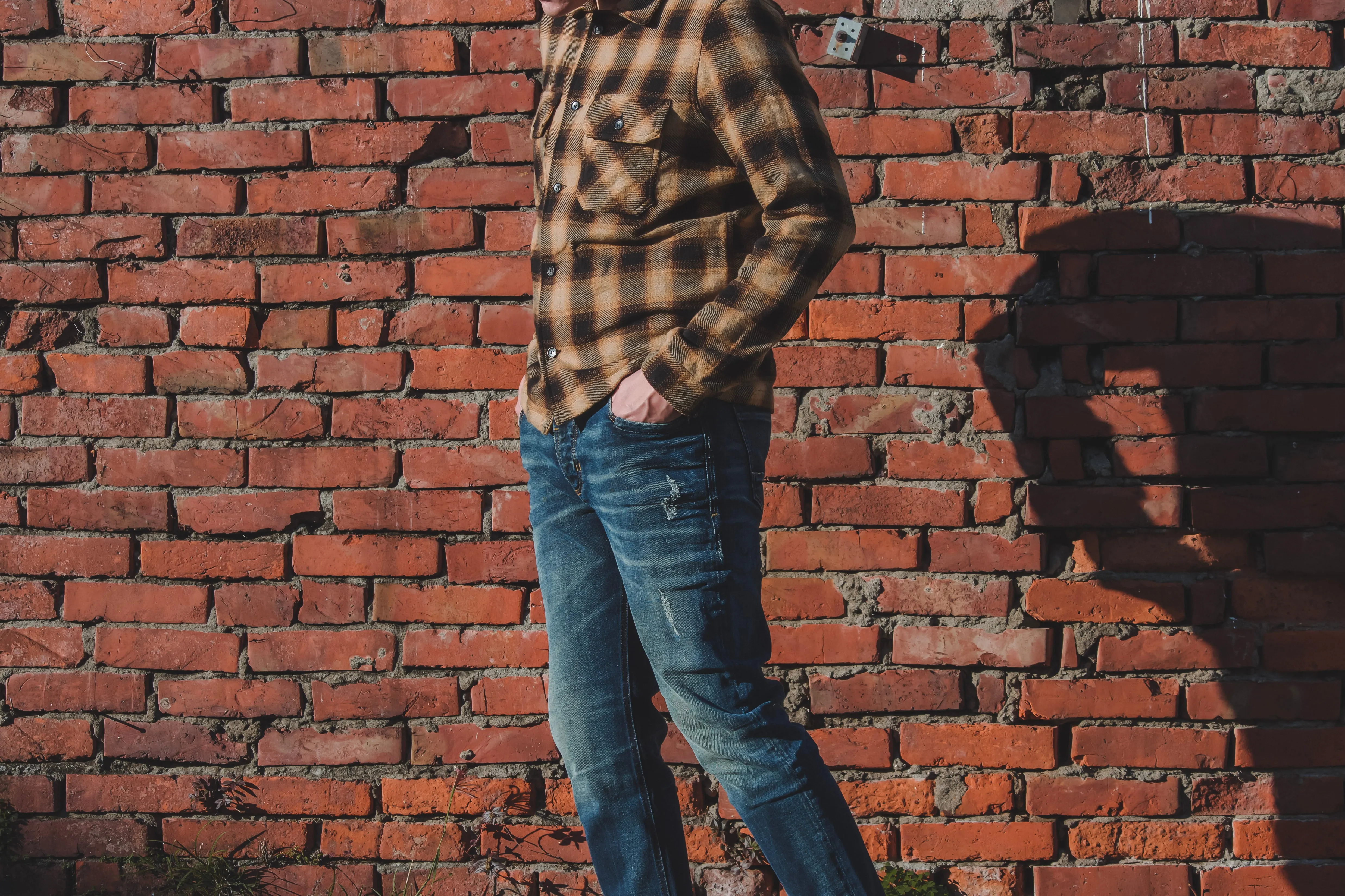 【Naked and Famous】Vintage Flannel Work Shirt Sand /復古法蘭絨 工作襯衫 金沙色 sold by Blue Beach Denim product image thumbnail 4