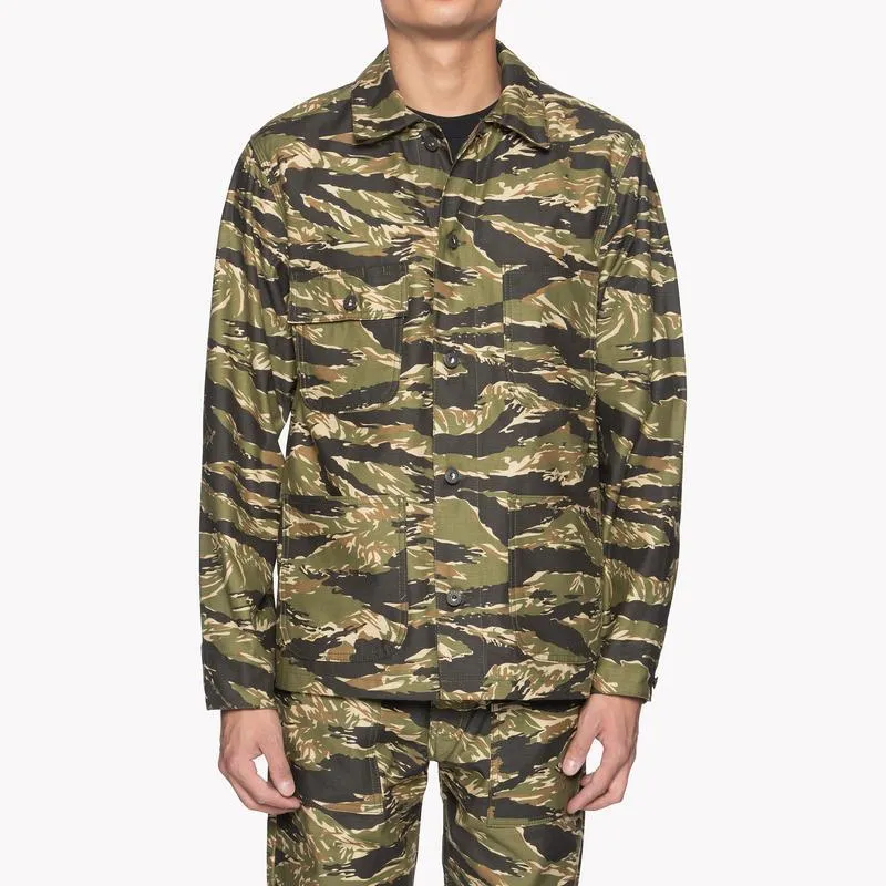 【Naked and Famous】Chore Coat Tiger Camo 迷彩虎紋工作夾克 sold by Blue Beach Denim product image thumbnail 2