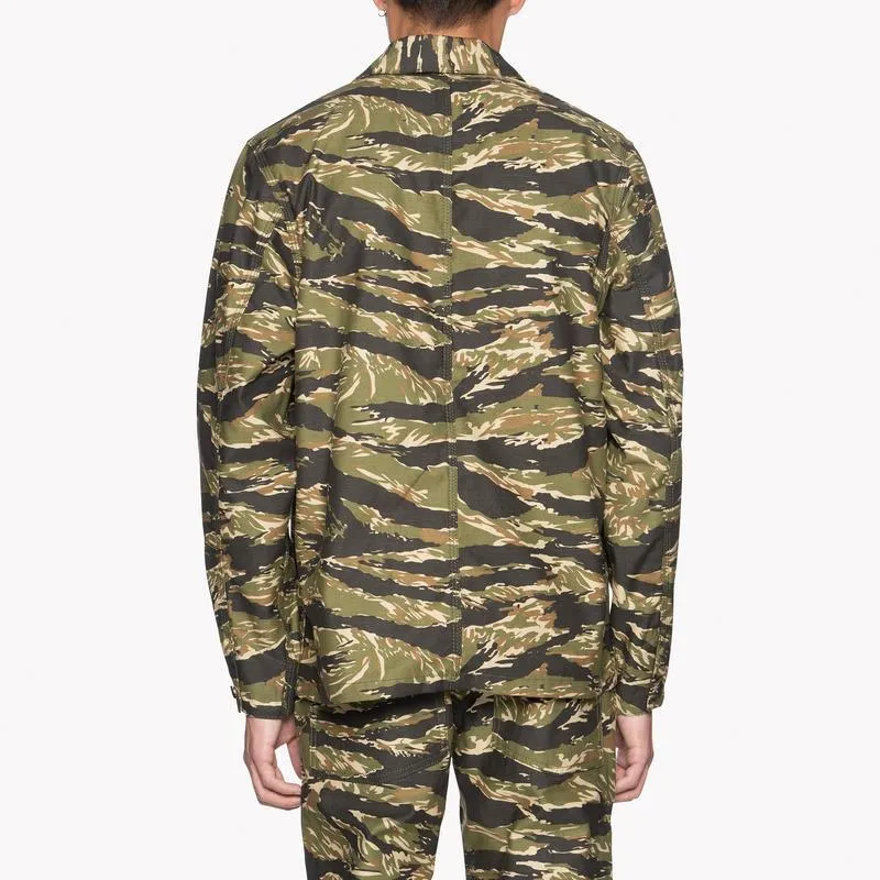 【Naked and Famous】Chore Coat Tiger Camo 迷彩虎紋工作夾克 sold by Blue Beach Denim product image thumbnail 4