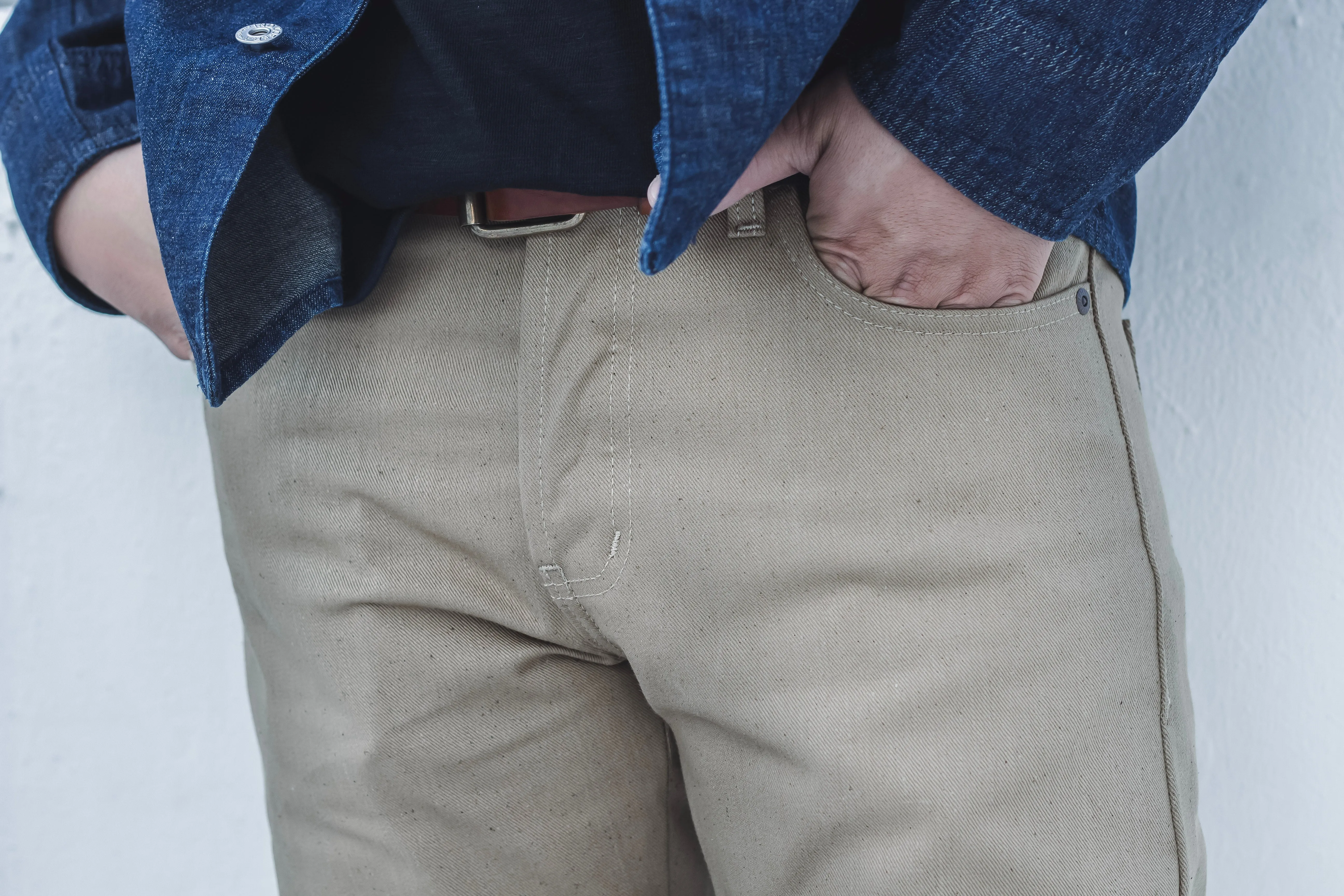 【Naked and Famous】Harvest Selvedge 11oz 左斜紋豐收淺卡其色赤耳牛仔褲 sold by Blue Beach Denim product image thumbnail 5