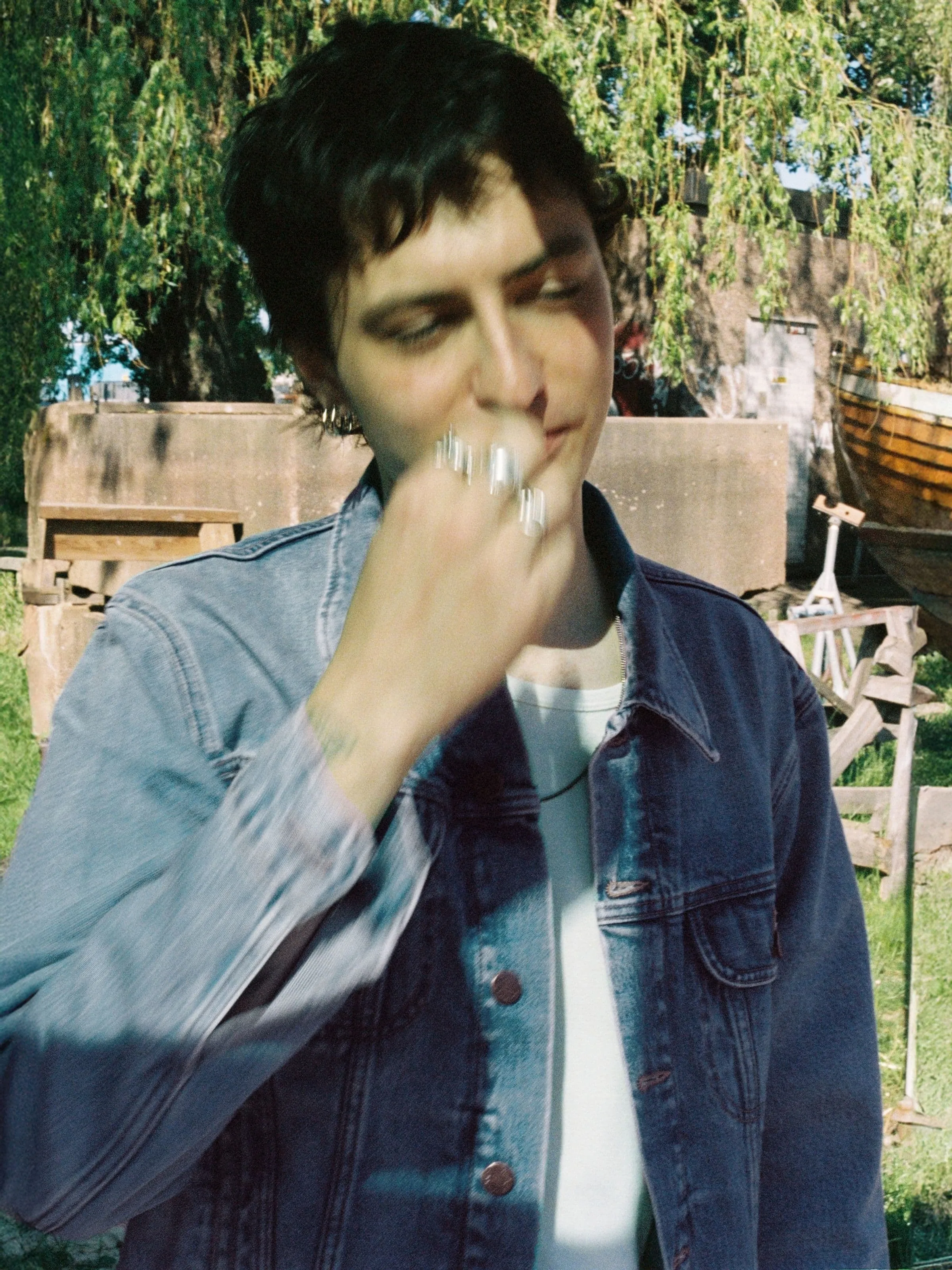 【Nudie Jeans】Danny Denim Jacket Desert 破紋復古亮藍水洗牛仔外套 sold by Blue Beach Denim product image thumbnail 2