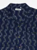【Nudie Jeans】Arvid Ikat Shirt Blueberry 絣織藍莓色夏威夷襯衫 sold by Blue Beach Denim