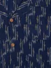 【Nudie Jeans】Arvid Ikat Shirt Blueberry 絣織藍莓色夏威夷襯衫 sold by Blue Beach Denim