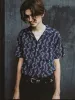 【Nudie Jeans】Arvid Ikat Shirt Blueberry 絣織藍莓色夏威夷襯衫 sold by Blue Beach Denim