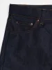 【Nudie Jeans】Solid Ollie Dry Abyss 深淵藍原色修身中小直筒牛仔褲 sold by Blue Beach Denim