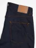 【Nudie Jeans】Solid Ollie Dry Abyss 深淵藍原色修身中小直筒牛仔褲 sold by Blue Beach Denim