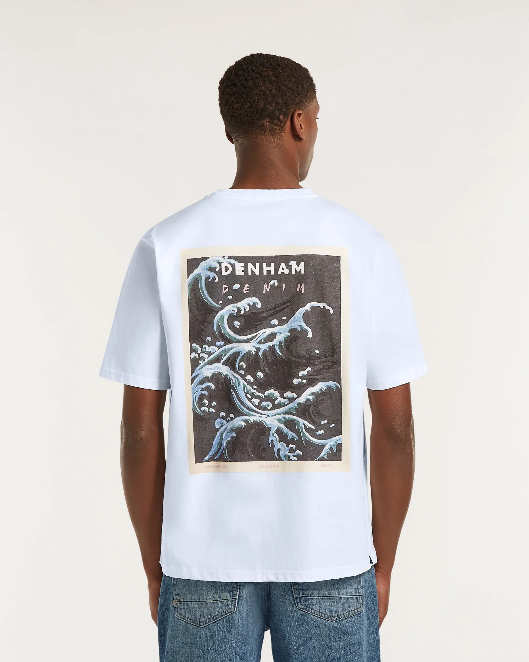 【DENHAM】WAVE TEE 海浪浮世繪重磅寬鬆版圖Tee sold by Blue Beach Denim product image thumbnail 2