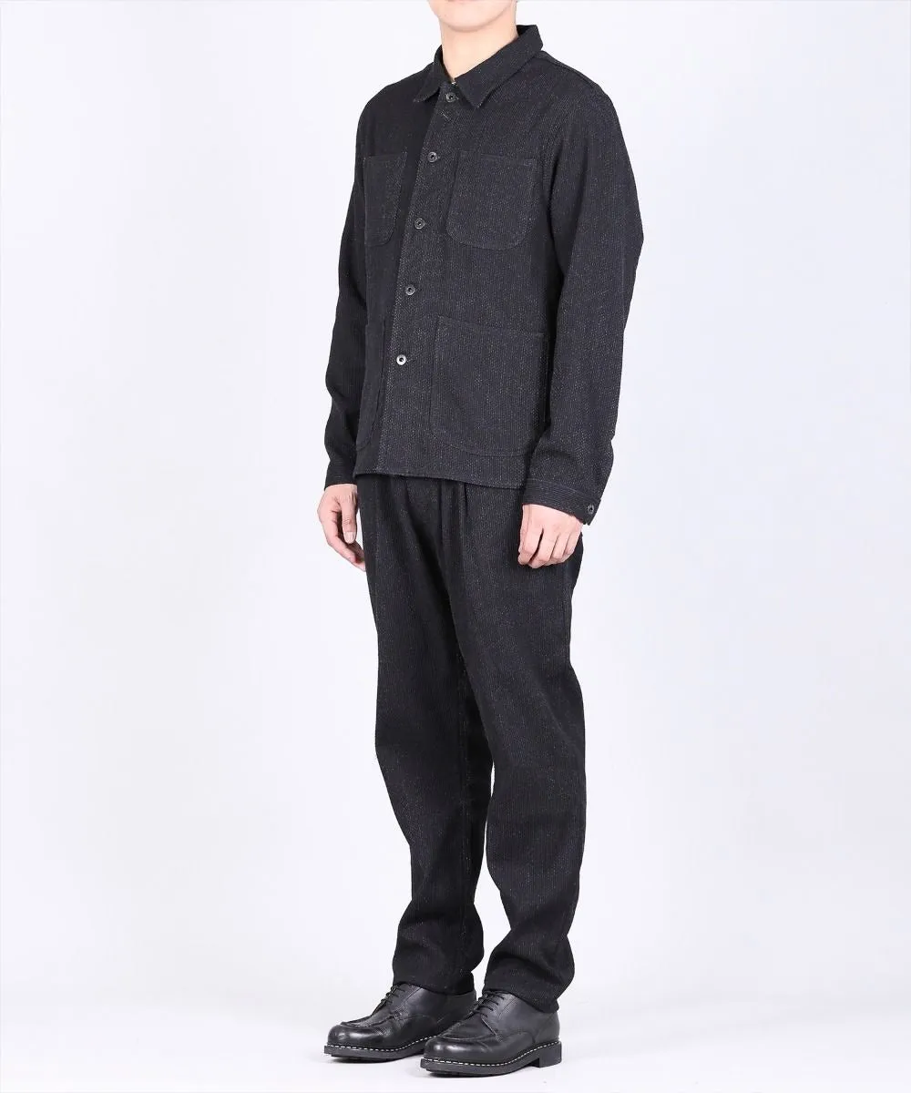 【Japan Blue Jeans】Sashiko Black Coverall Jacket 黑染刺子工裝夾克 sold by Blue Beach Denim product image thumbnail 5