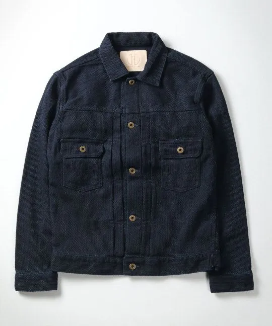 【Japan Blue Jeans】Sashiko Type 2 Jacket 靛藍染刺子二代牛仔外套 sold by Blue Beach Denim