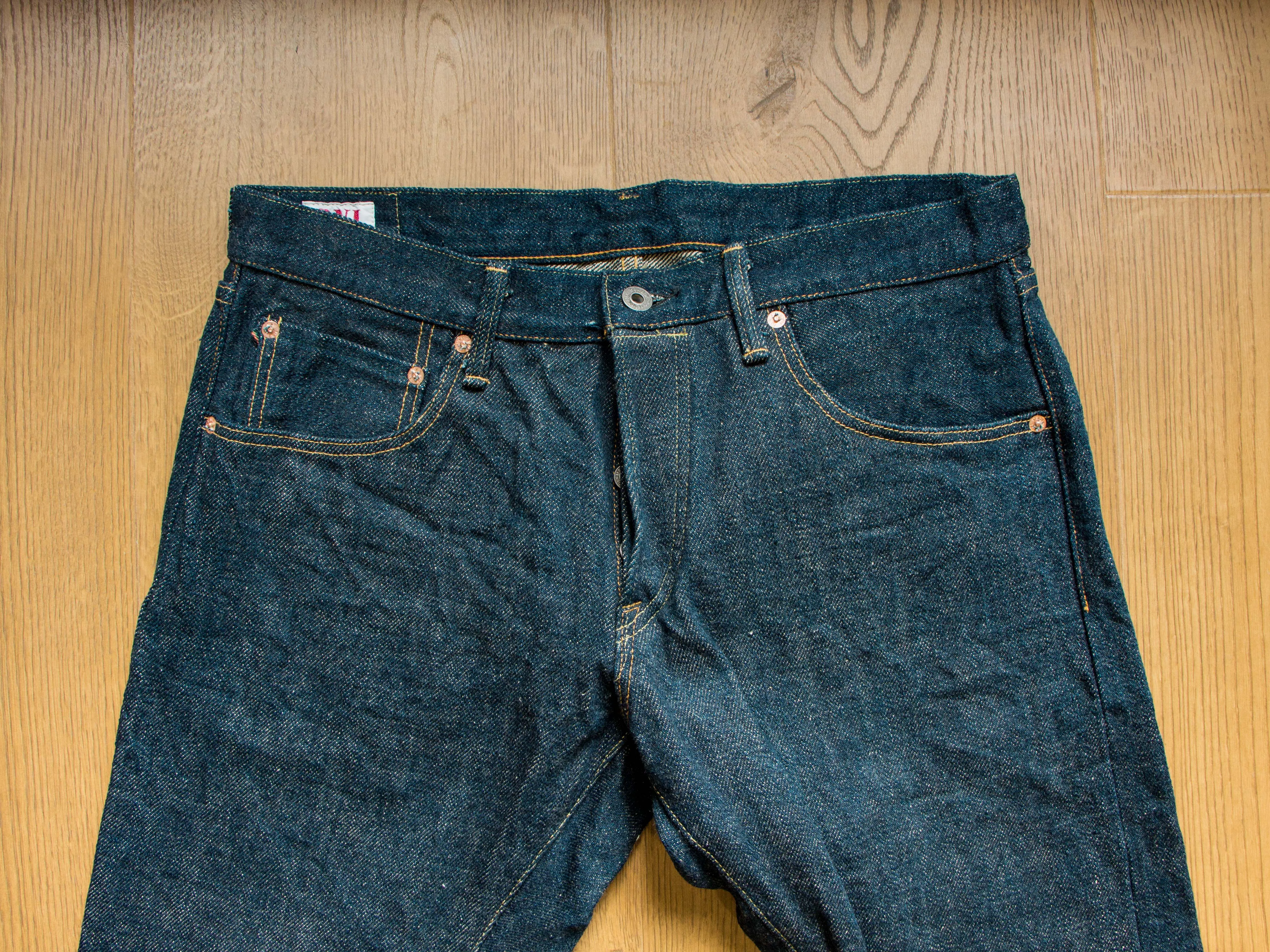 【ONI DENIM】200ZR-KAB Secret Denim 20oz 鬼秘歌舞伎布邊寬直筒牛仔褲 sold by Blue Beach Denim product image thumbnail 4