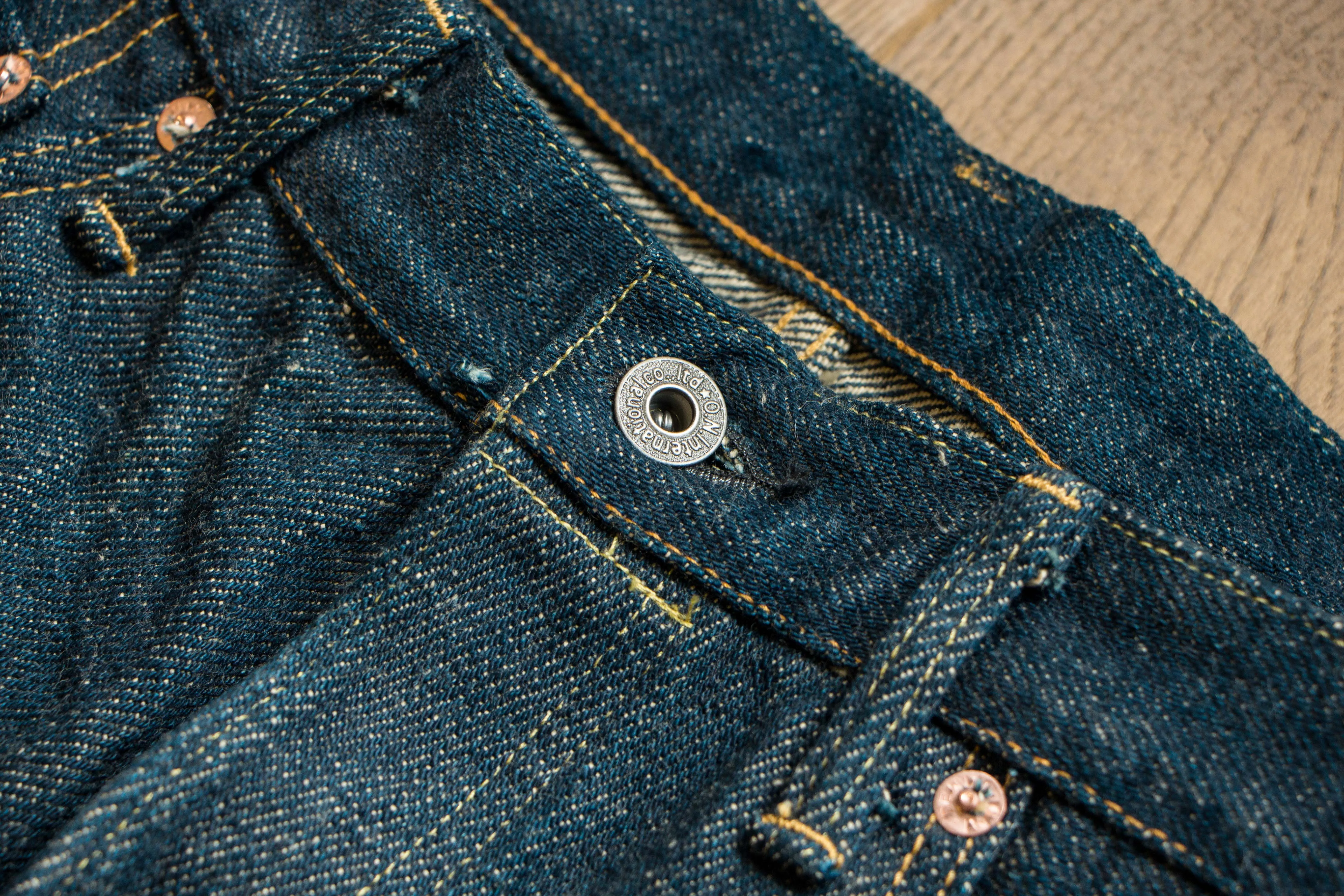 【ONI DENIM】622ZR-KAB Secret Denim 20oz 鬼秘歌舞伎布邊低腰修身錐形牛仔褲 sold by Blue Beach Denim product image thumbnail 5