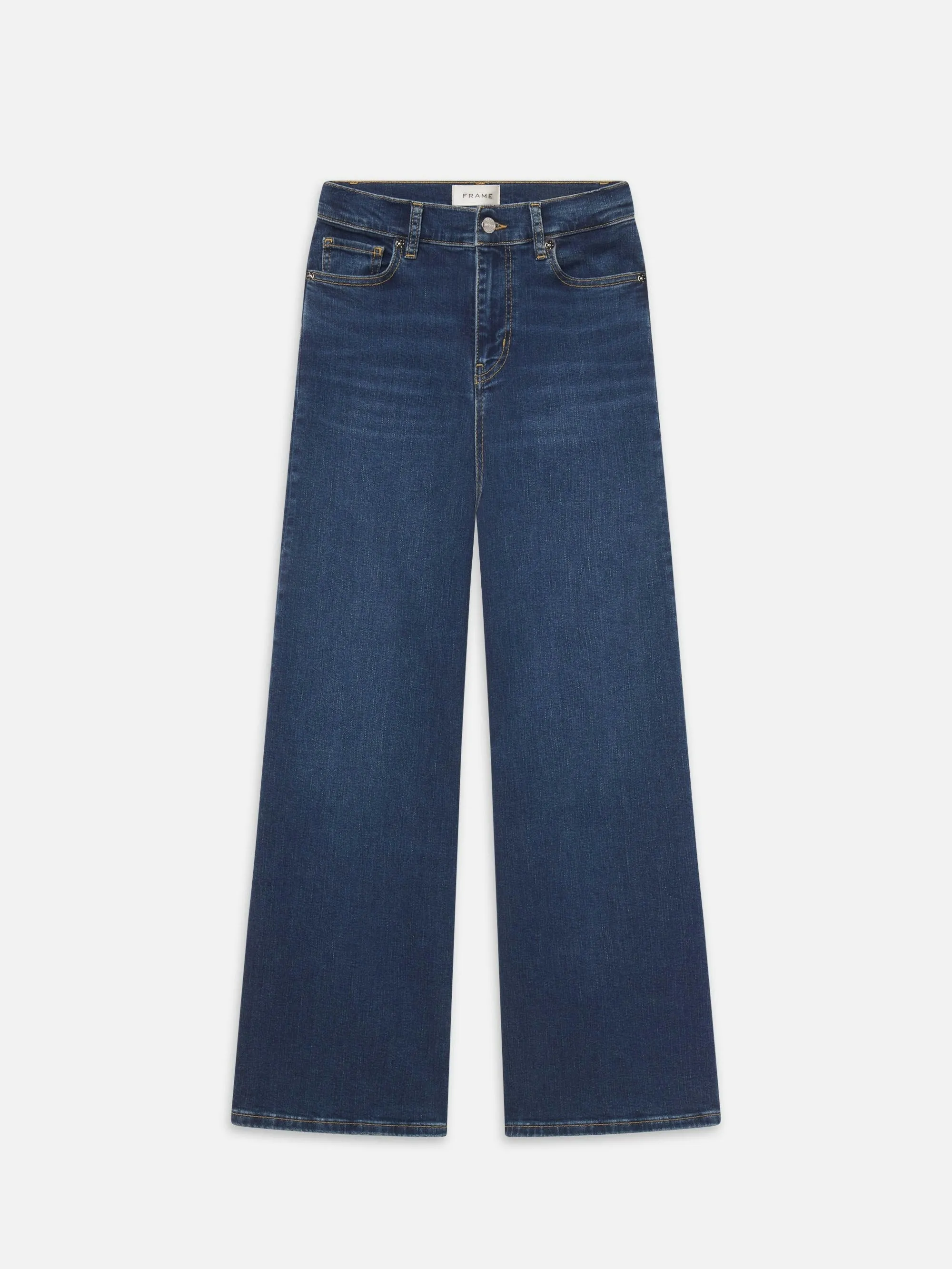 【FRAME】Le Slim Palazzo in Femma 夏日深藍直筒擴闊腿牛仔褲 sold by Blue Beach Denim