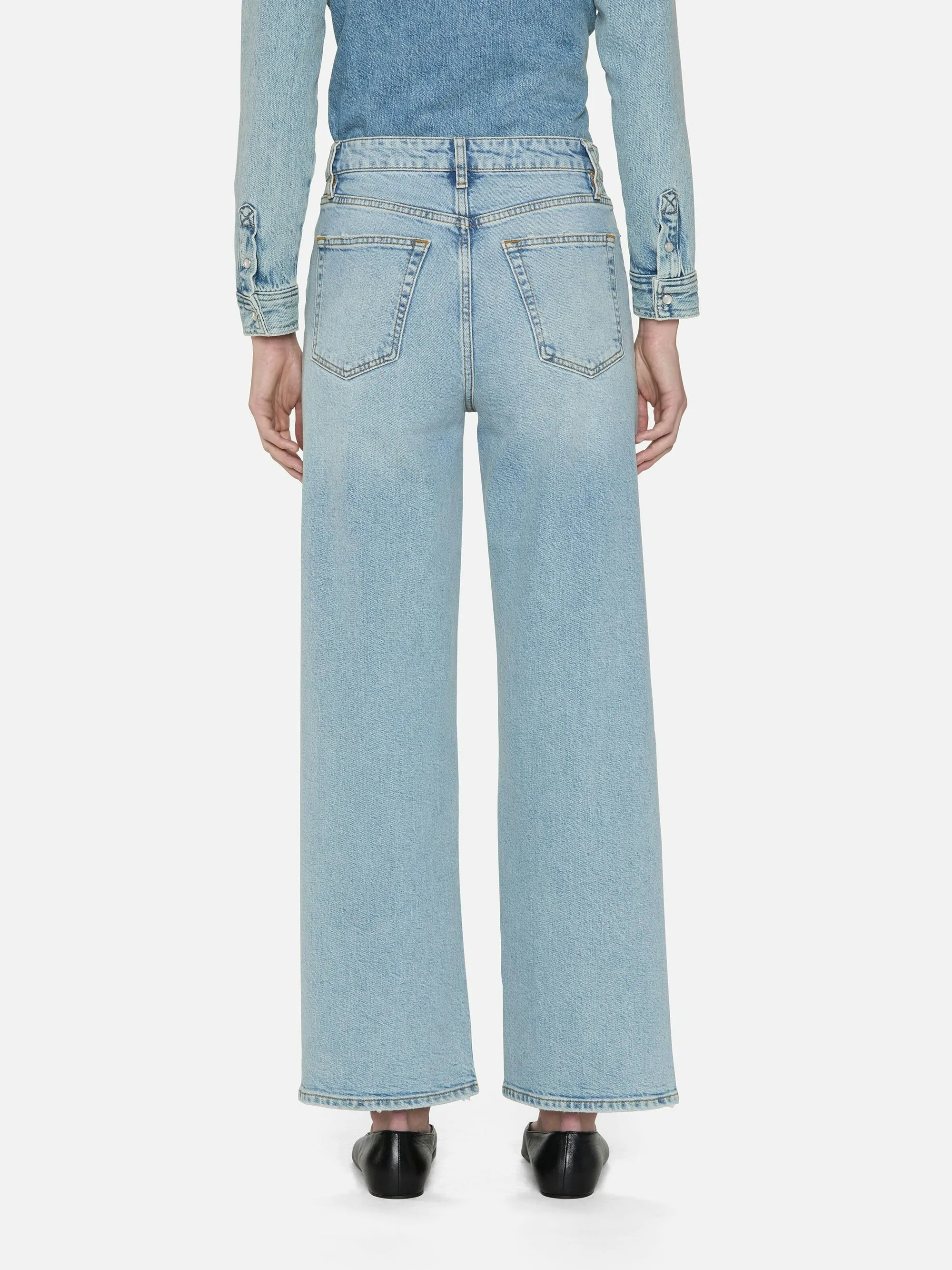 【FRAME】The Wide in Dolly 夏日淺藍水洗寬直筒牛仔褲 sold by Blue Beach Denim product image thumbnail 3