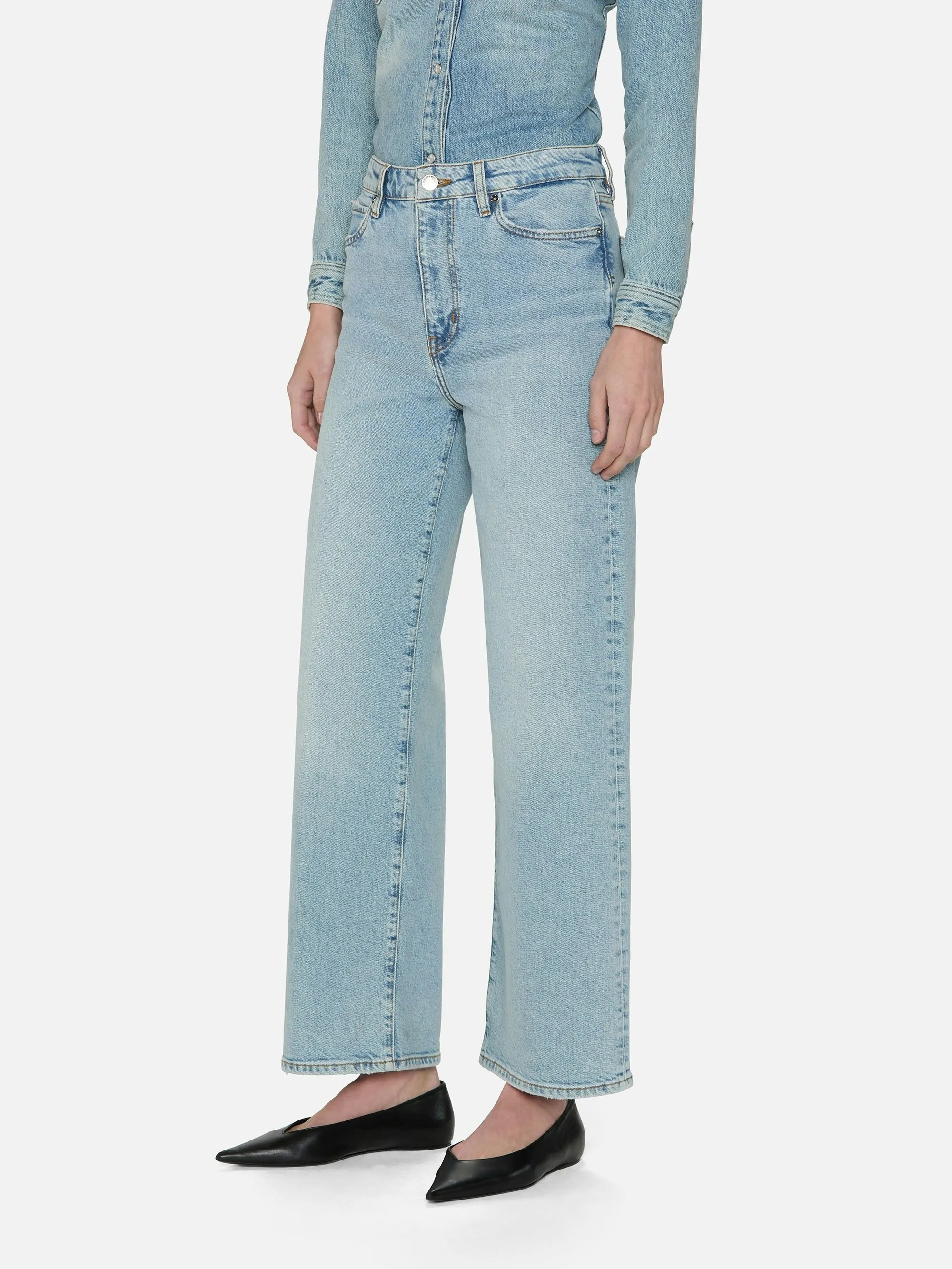 【FRAME】The Wide in Dolly 夏日淺藍水洗寬直筒牛仔褲 sold by Blue Beach Denim product image thumbnail 4