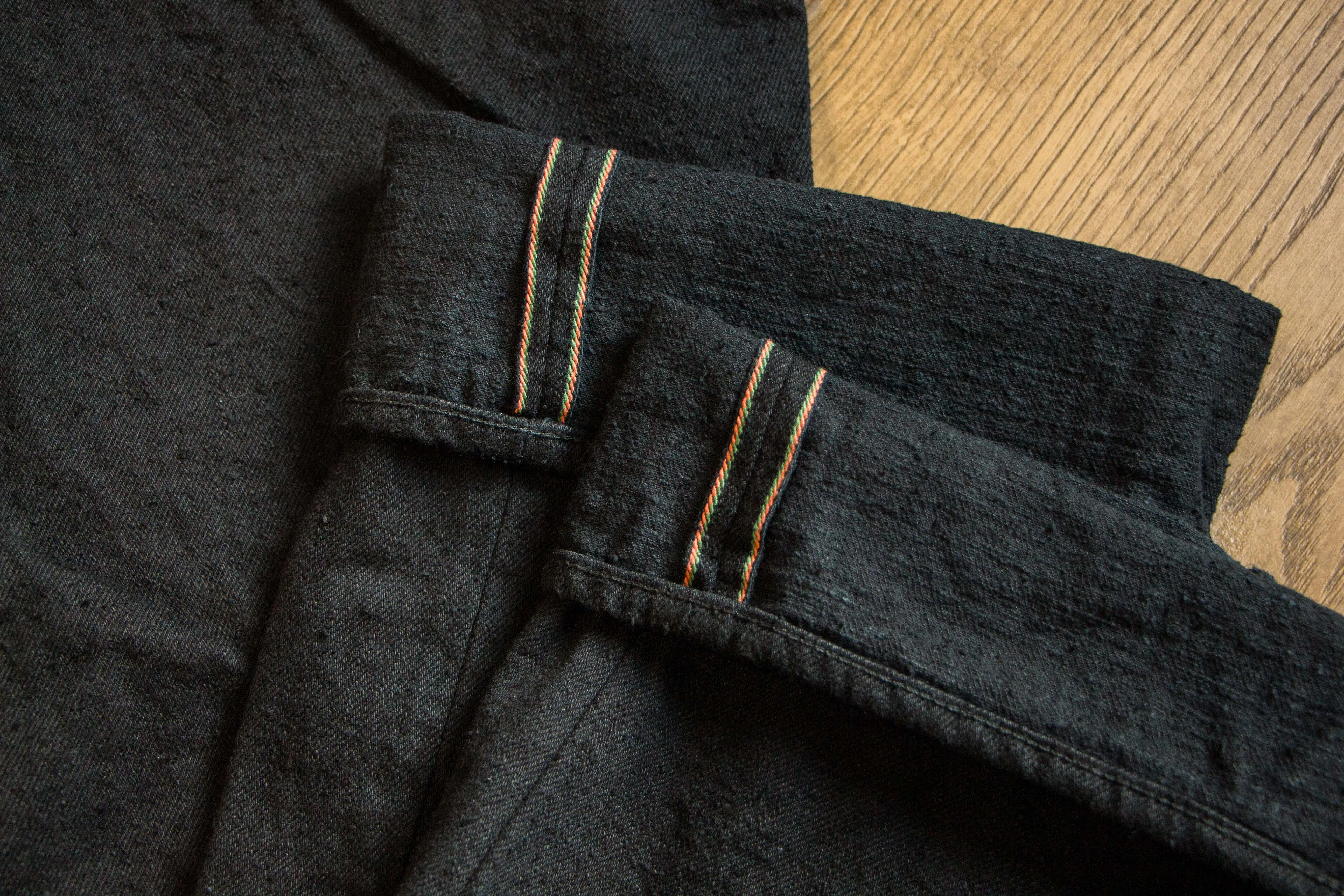 【ONI DENIM】622-CCD-BKBK Crushed Concrete Denim 黑碎石丹寧修身錐形牛仔褲 sold by Blue Beach Denim product image thumbnail 2